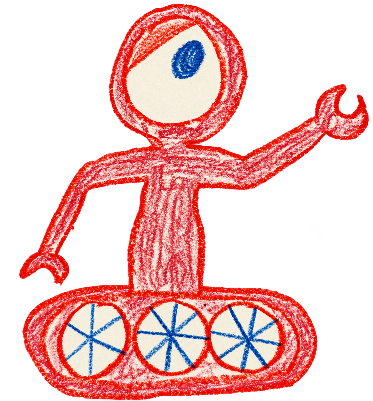 Cron game artwork adapted from the original drawing