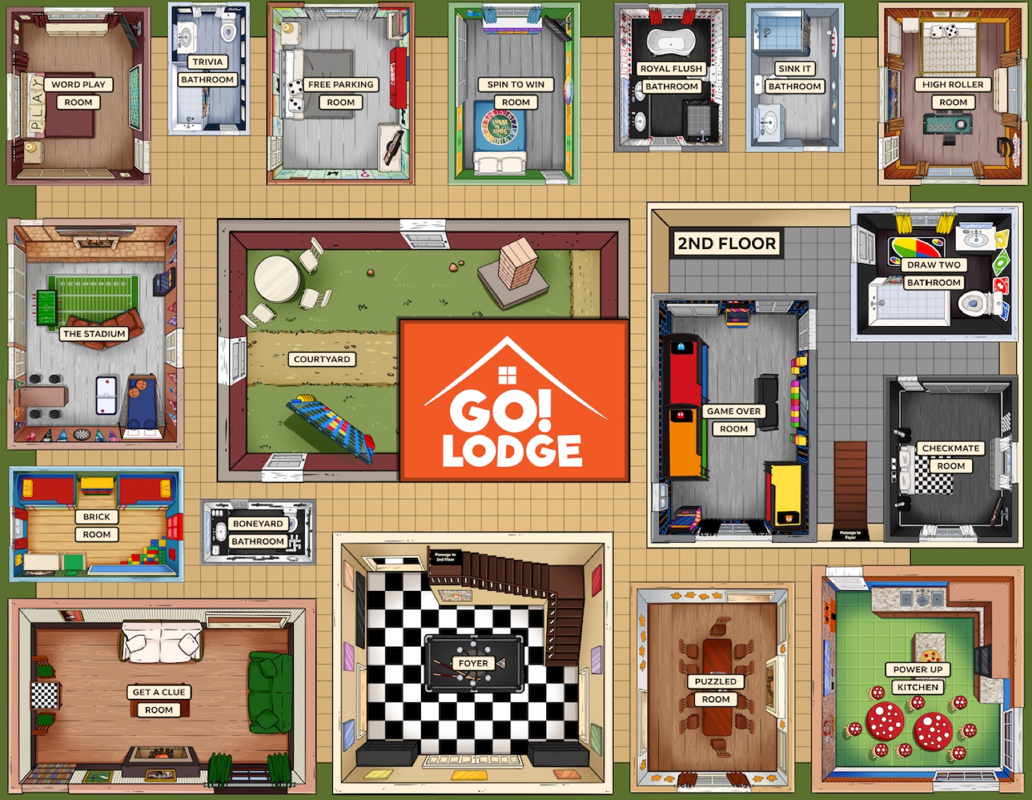 the floor plan